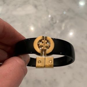 Tory Burch Black Thin Cuff
